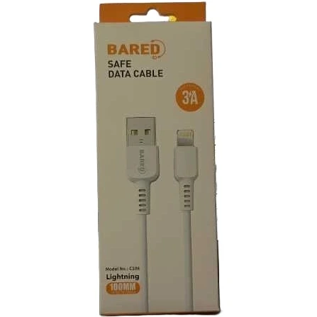 کابل شارژ اپل BARED مدل C108 طول ۱ متر با سرعت شارژ عالی