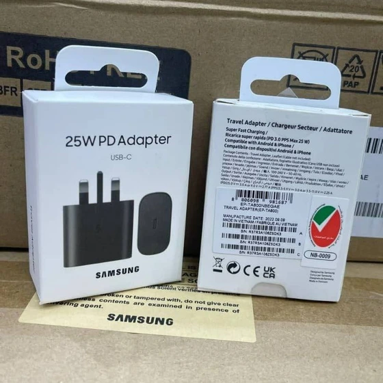 شارژر 25 w  کیفیت عالی