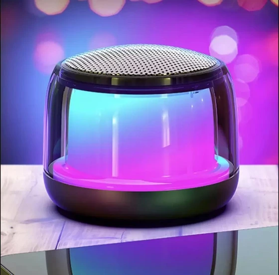 اسپیکر بلوتوثی قابل حمل S300 با نورپردازی RGB