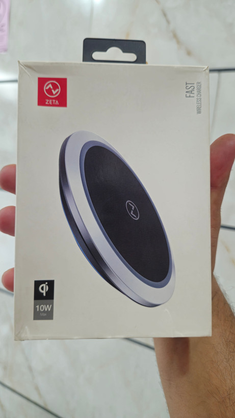 شارژر وایرلس 10وات zeta مدل :zw2