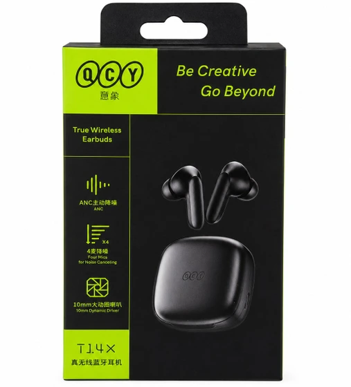 هندزفری بی سیم QCY T14 | طراحی ارگونومیک، صدای شفاف و بلوتوث 5.1